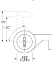 Bobrick 38077-15 Line Drawing