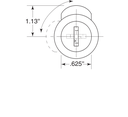 Bobrick 288-122 Line Drawing