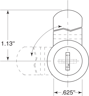 Bobrick 301-19 Line Drawing