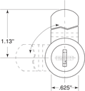 Bobrick 301-19 Line Drawing