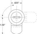 Bobrick 353-25 Line Drawing