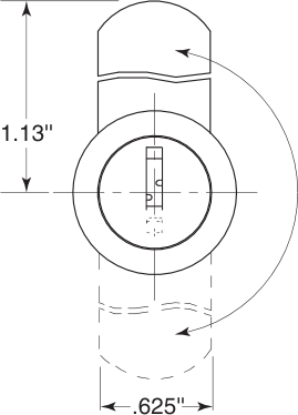 Bobrick 383257 Line Drawing