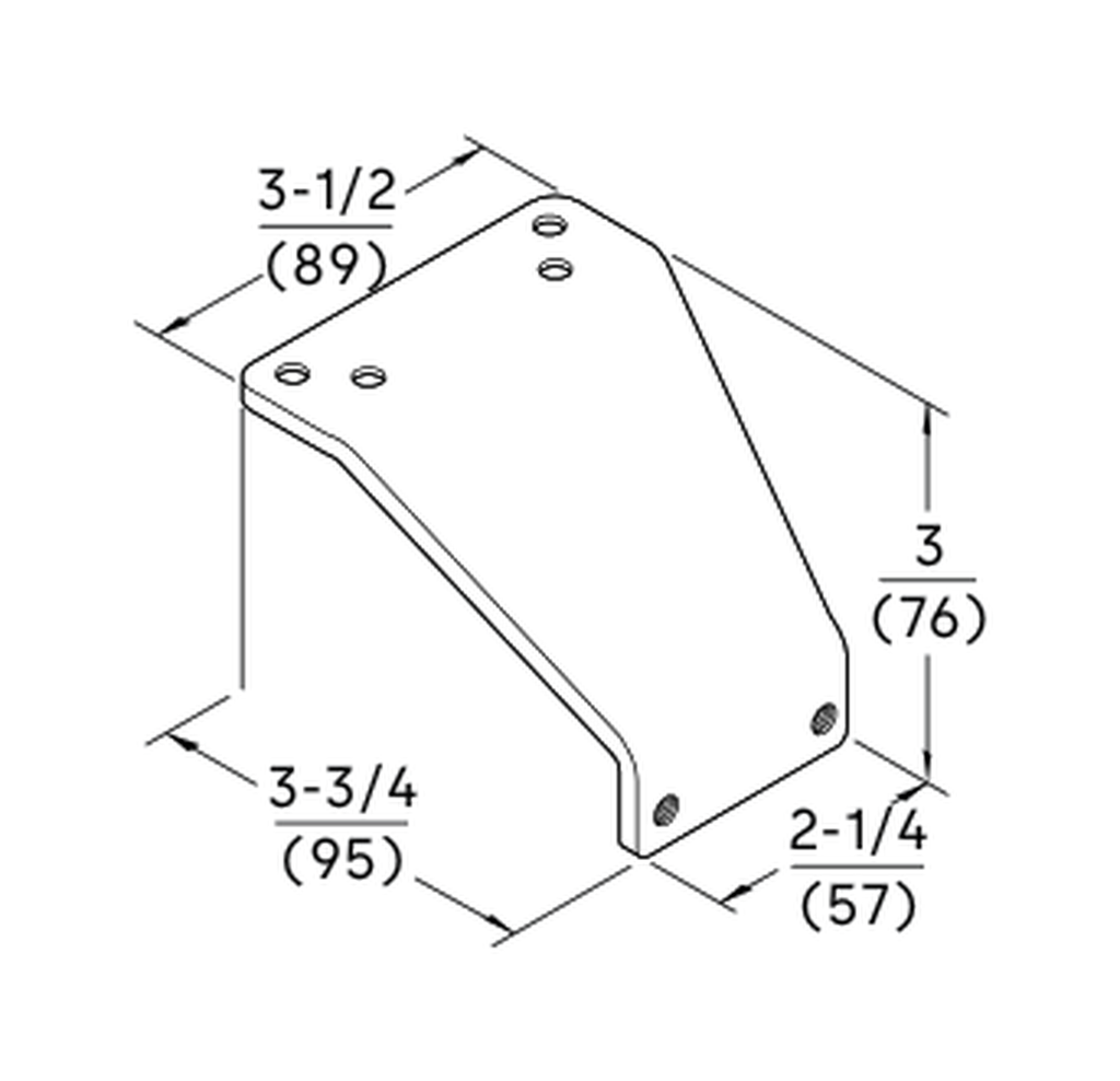Dorma PD plate drawing