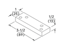 Dorma BS plate drawing