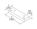 Dorma BSHD plate drawing