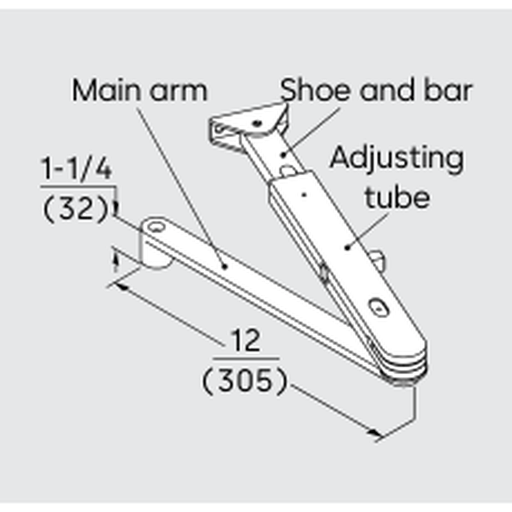 Dorma 8900 PHP Plunger Hold-Open Arm