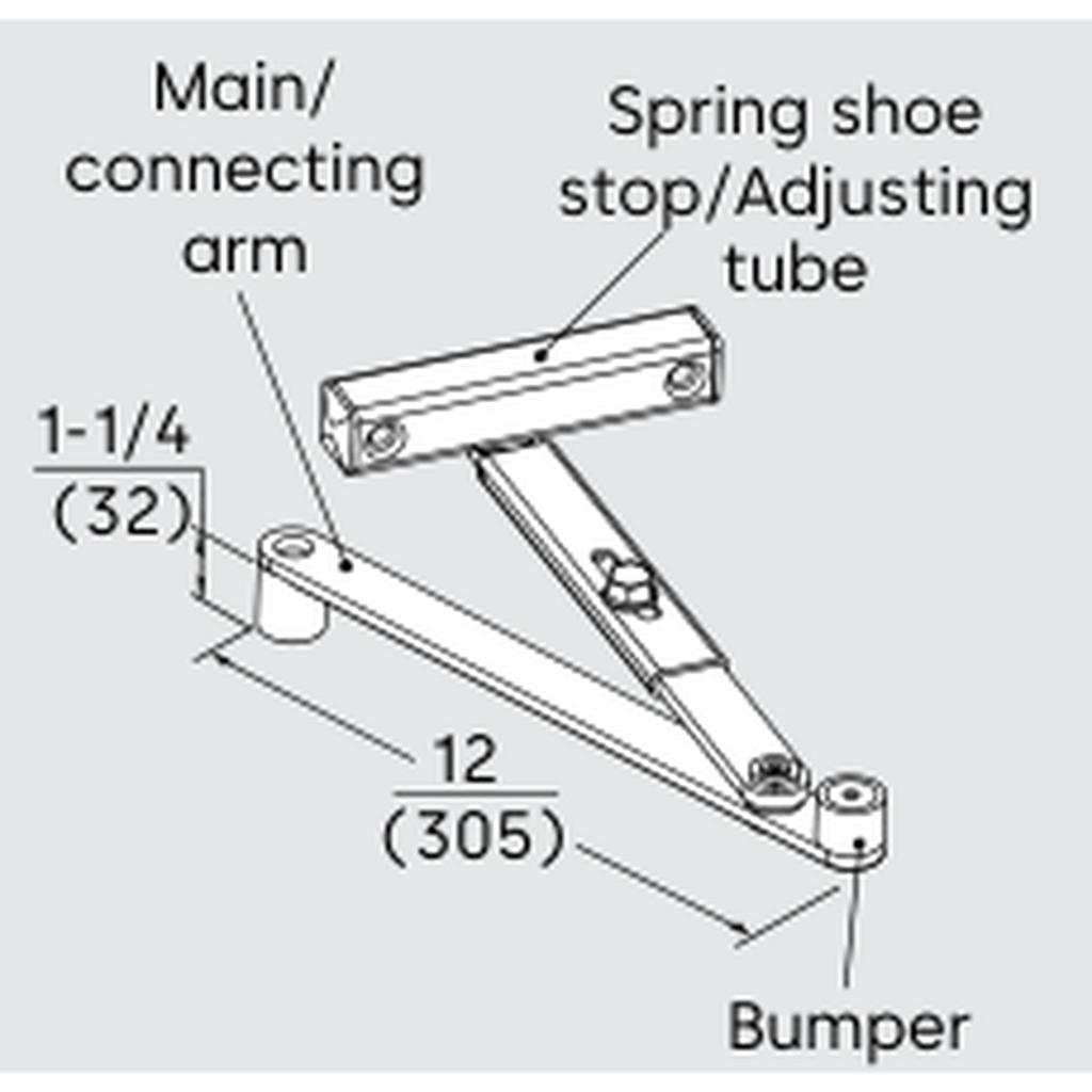 Dorma 8900 SIS Spring Cushion Arm