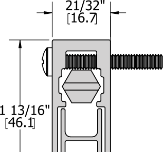 Hager 740S Line Drawing