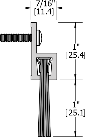 Hager 801S Line Drawing