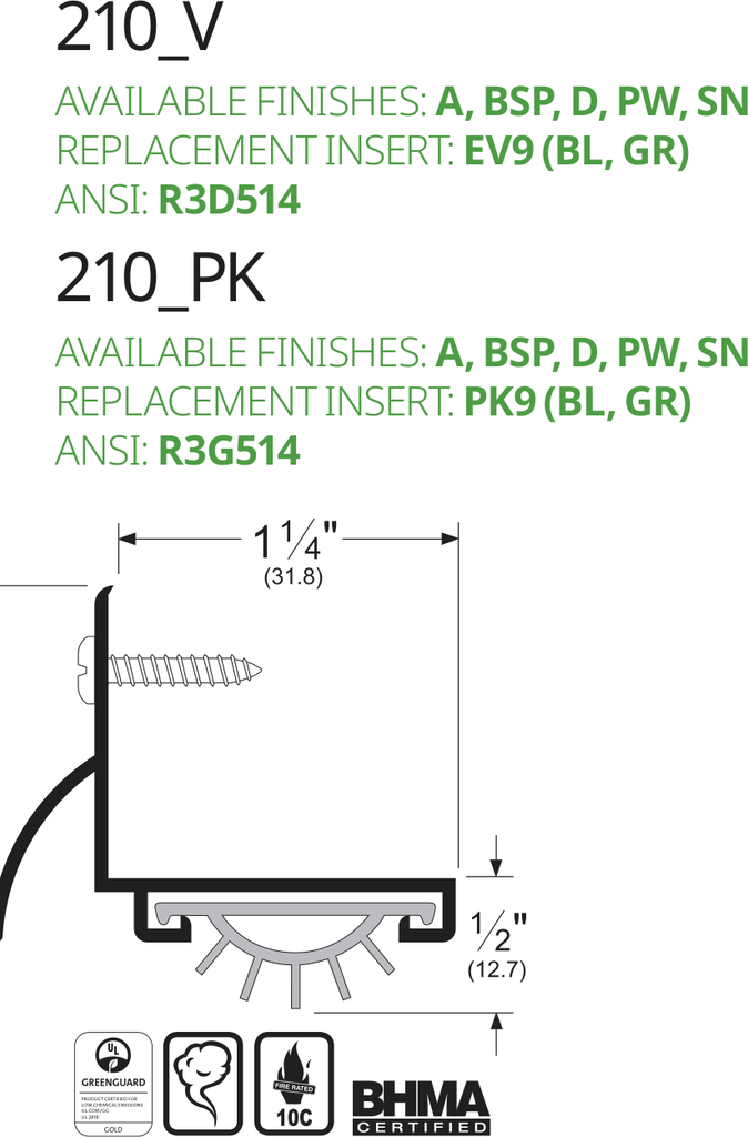 Pemko 210DV Line Drawing