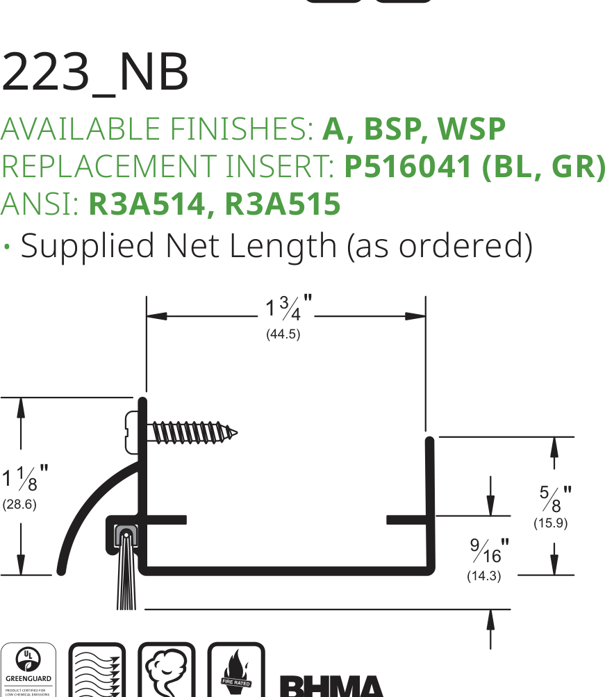 Pemko 223ANB Line Drawing