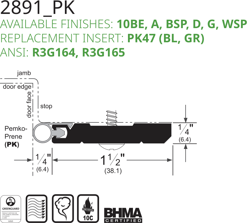 Pemko 2891APK Line Drawing