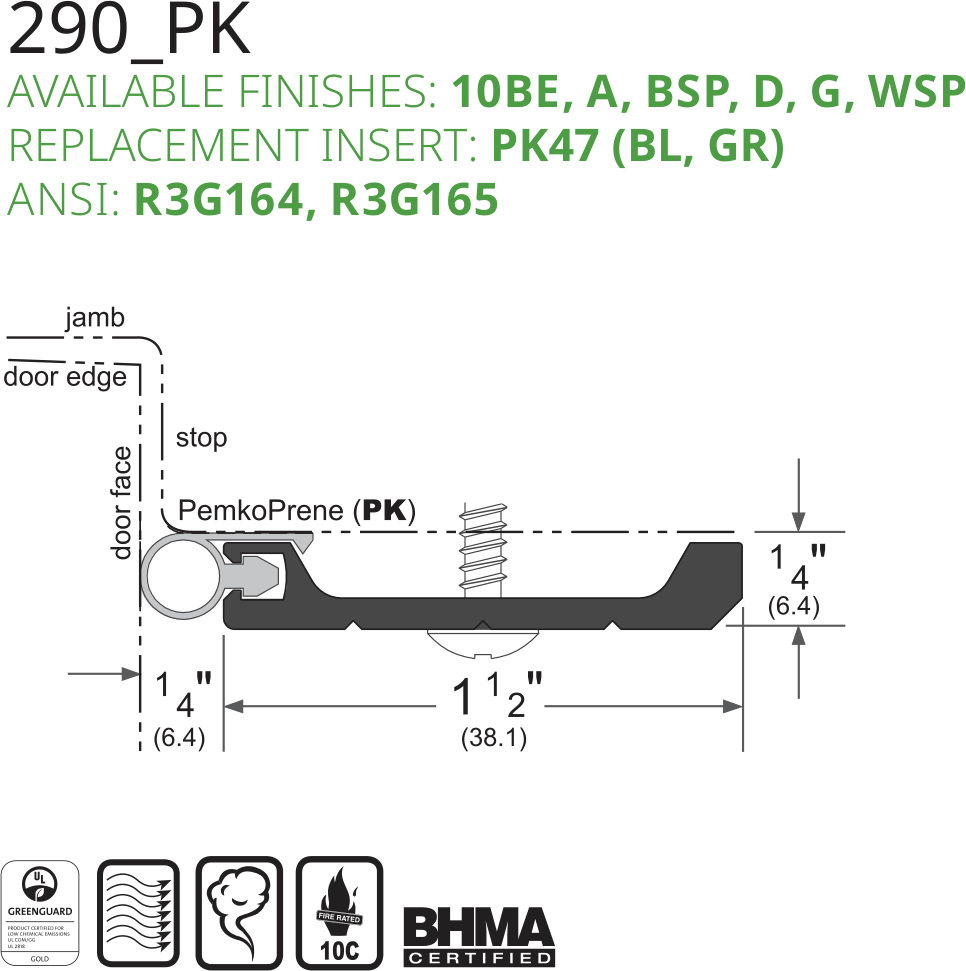 Pemko 290APK Line Drawing