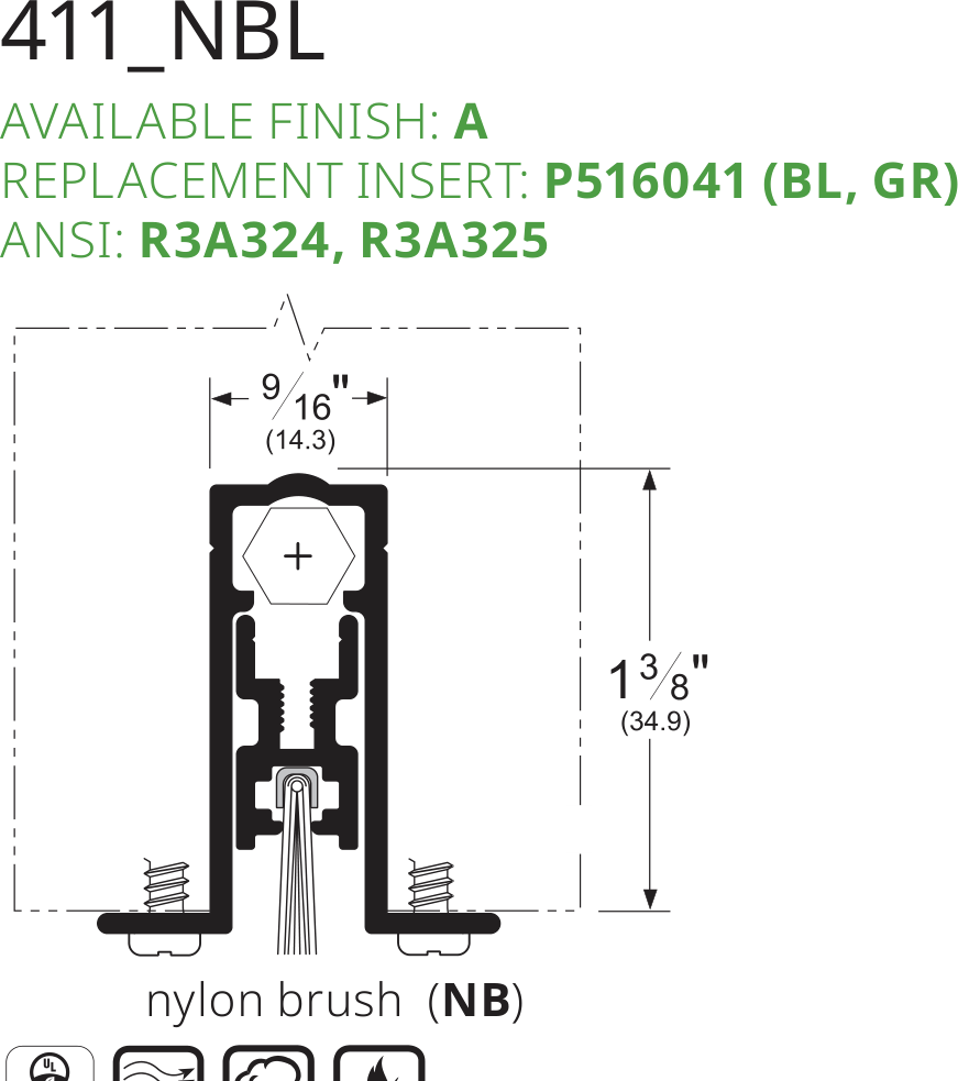 Pemko 411APKL Line Drawing