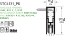 Pemko STC4131DPK Line Drawing