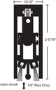 NGP 680DKB Line Drawing