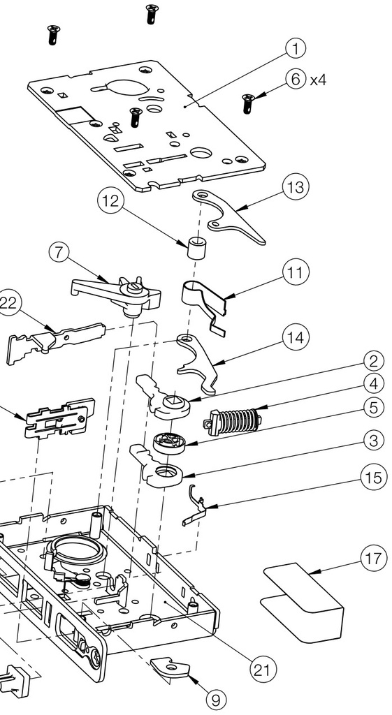 Sargent LB-8251 exploded