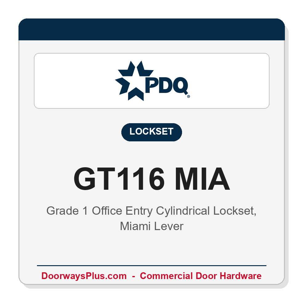 PDQ GT116 MIA original