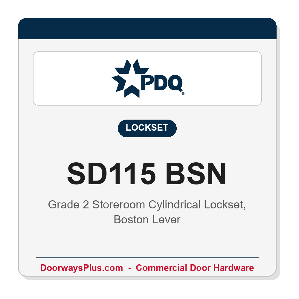 PDQ SD115 BSN original