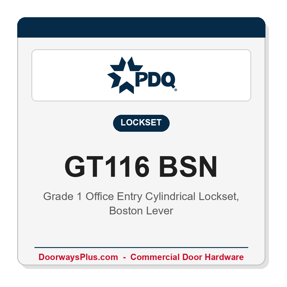 PDQ GT116 BSN original