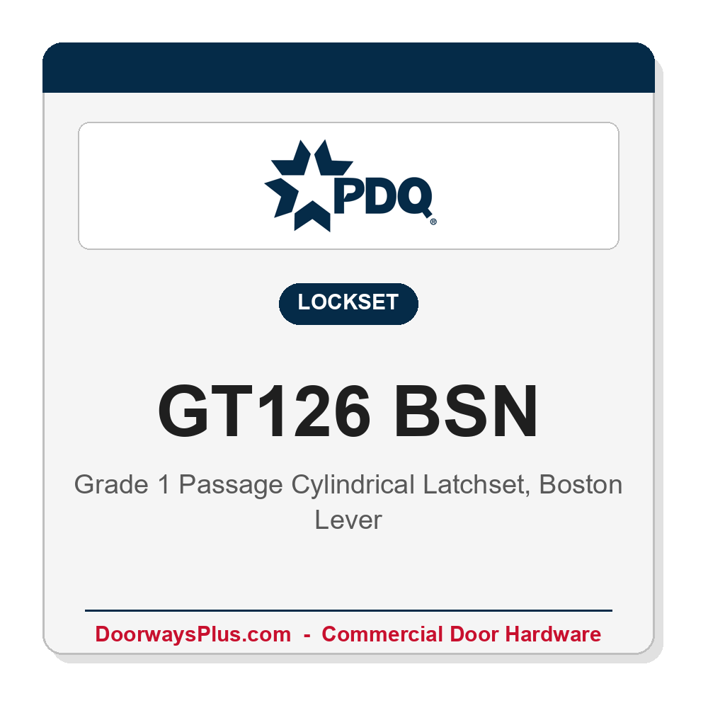 PDQ GT126 BSN original