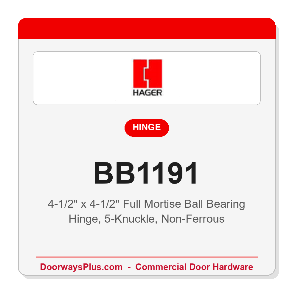 Hager BB1191 Photo