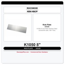 Rockwood K1050 8" Kick Plate – Stainless Steel US32D/630 Satin | .050" Thick