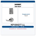 Sargent KP10XG77 LL Stand-Alone Keypad Lockset — Commercial PIN Access