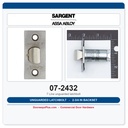 Sargent 07-2432 Unguarded Latchbolt | 2-3/4" Backset | 7 Line Series