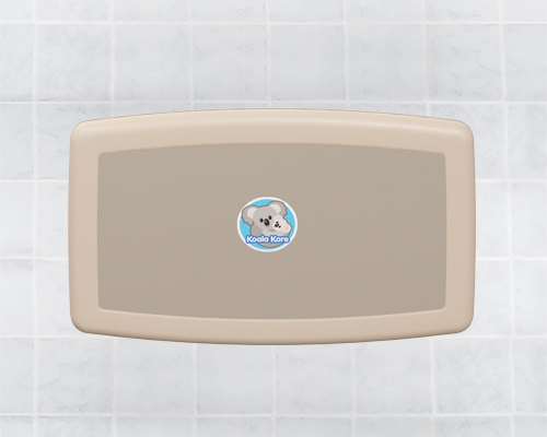 Koala Kare KB300-00 Horizontal Wall-Mount Baby Changing Station, Beige