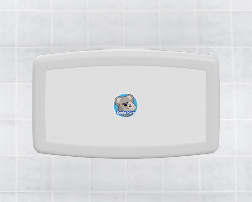Koala Kare KB300-05 Horizontal Wall-Mounted Baby Changing Station, White Granite