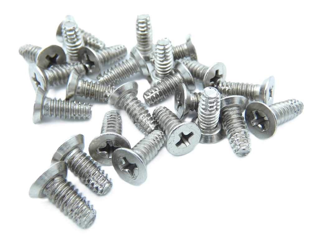 Hager 1340-US15 Machine Screws | #10-24 x 1/2" Satin Nickel | 24 or 400 Pack