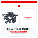 Hager 1340-US10R Machine Screws | 10-24 x 1/2" Oil Rubbed Bronze | Pkg of 24 or 400