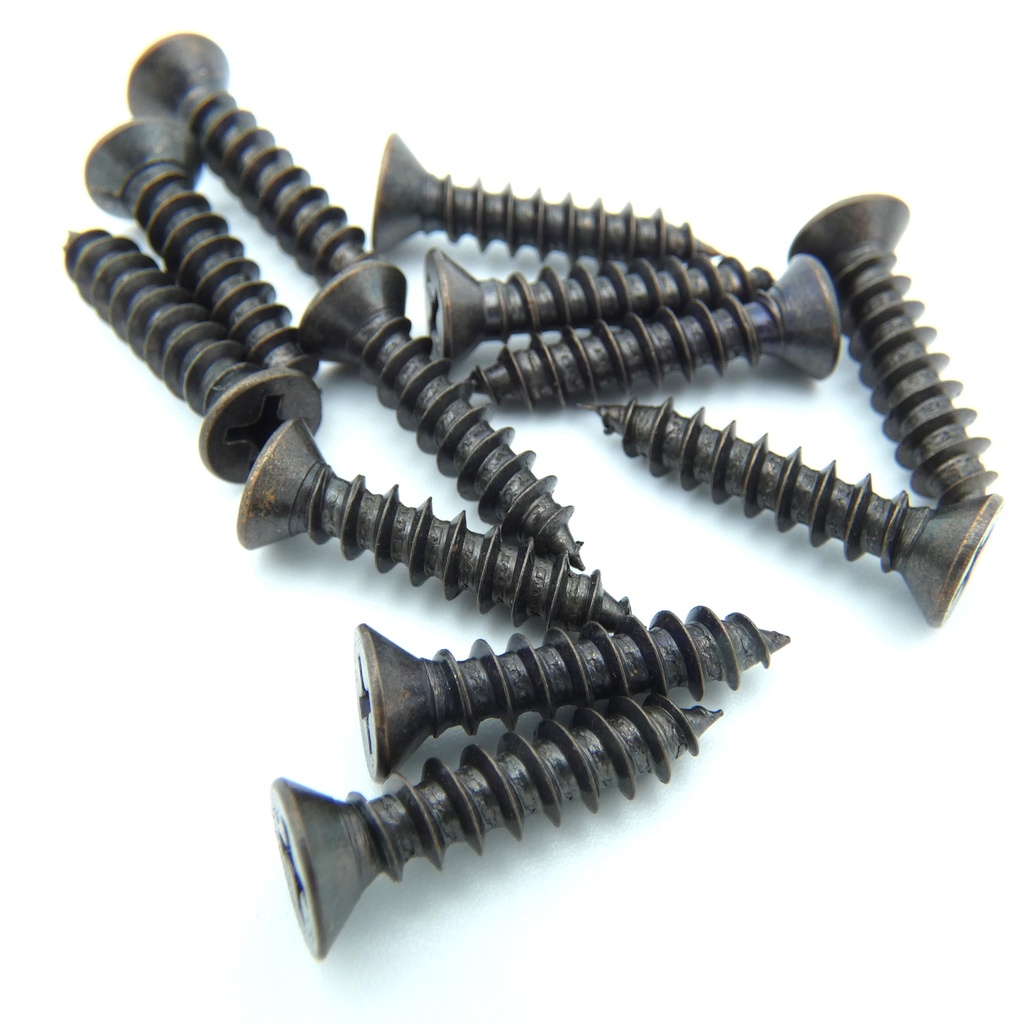 GKL HSP-WSOBR Retrofit Wood Screws US10B Dark Bronze 12-Pack
