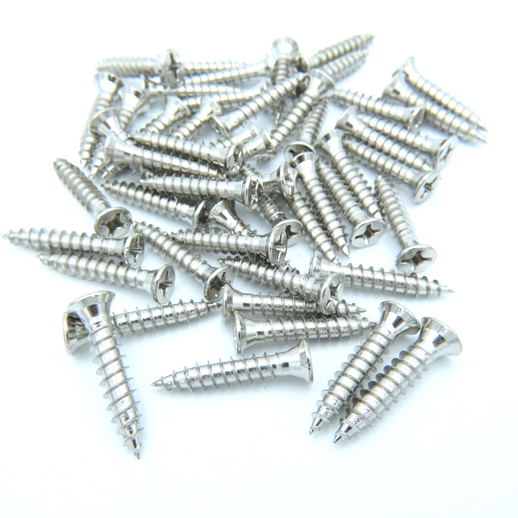 GKL HSP-W NP Nickel Plated Retrofit Wood Screws – Pkg of 50