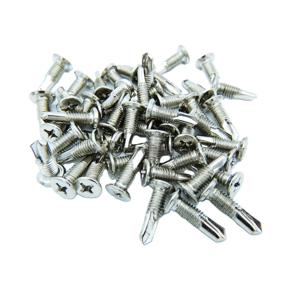 GKL HSP-M Retrofit Self-Tapping Machine Screws Nickel Plated – #12 x 7/8" Pkg/50