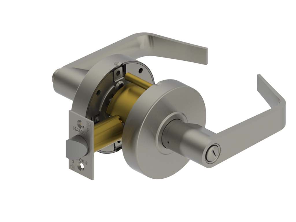 Hager 2540 WTN Grade 2 Privacy Lever Latchset 