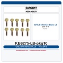 Sargent 6275LB 6-Pin Key Blank, LB Keyway – Pack of 10