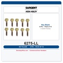 Sargent 6275 LL 6-Pin Key Blank, L Keyway – Pack of 10