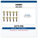 Sargent 6275RB 6-Pin Key Blank, R System Keyway – 10-Pack