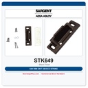 Sargent 649 Rim Exit Device Strike – Black Finish | 3828, 8500, 8800 Series
