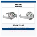 Sargent 28-10XU65 VSL Privacy Cylindrical Latchset | 10 Line Commercial
