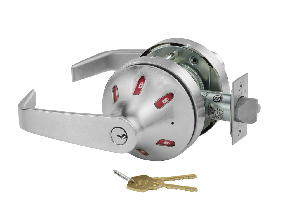 Sargent 10XG44 VSL Service Station Lockset | Grade 1 Cylindrical | Visual Status Occupancy Indicator (Red/Green)