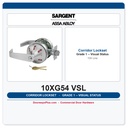 Sargent 10XG54 VSL Corridor Dormitory Visual Status Lockset – Grade 1 Heavy-Duty Cylindrical
