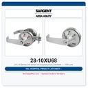 Sargent 28-10XU68 VSL Hospital Privacy Latchset – 10X Line