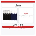 Peterson GPS-14-5 Government Steel Pick Set – 14 Piece | Leather Case