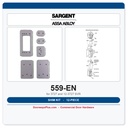 Sargent 559 EN Shim Kit | 3727 & 12-3727 SVR Exit Device – 12-Piece