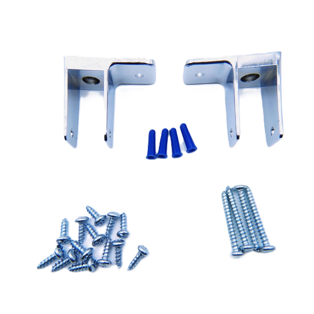 Hadrian 603300 Alcove Panel Kit — 1" F-Bracket Wall Mount Set