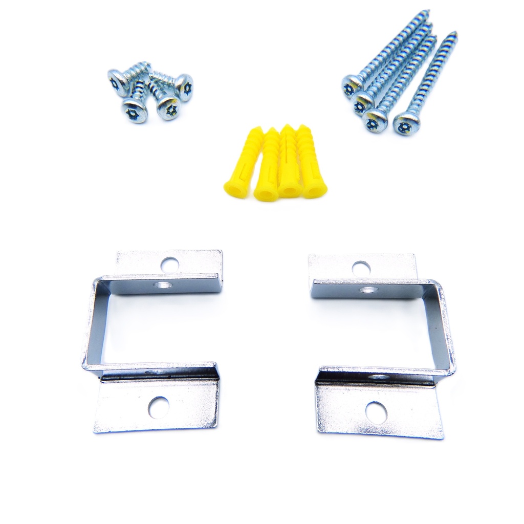 Hadrian 607100 Headrail Bracket Kit — 1-1/4" Metal Partition Support