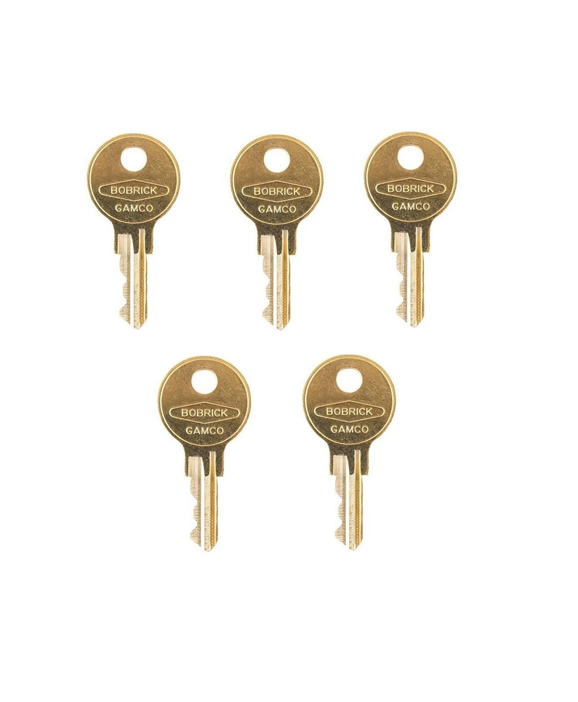 Bobrick 330-43 Restroom Accessory Replacement Key – Pack of 5